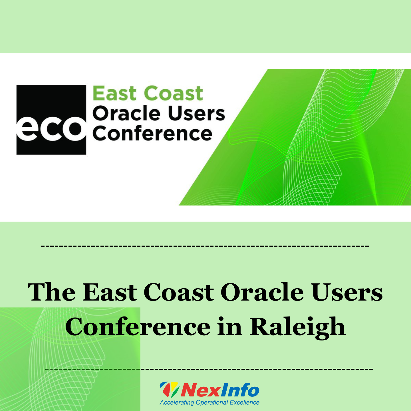 East Coast Oracle Users Conference