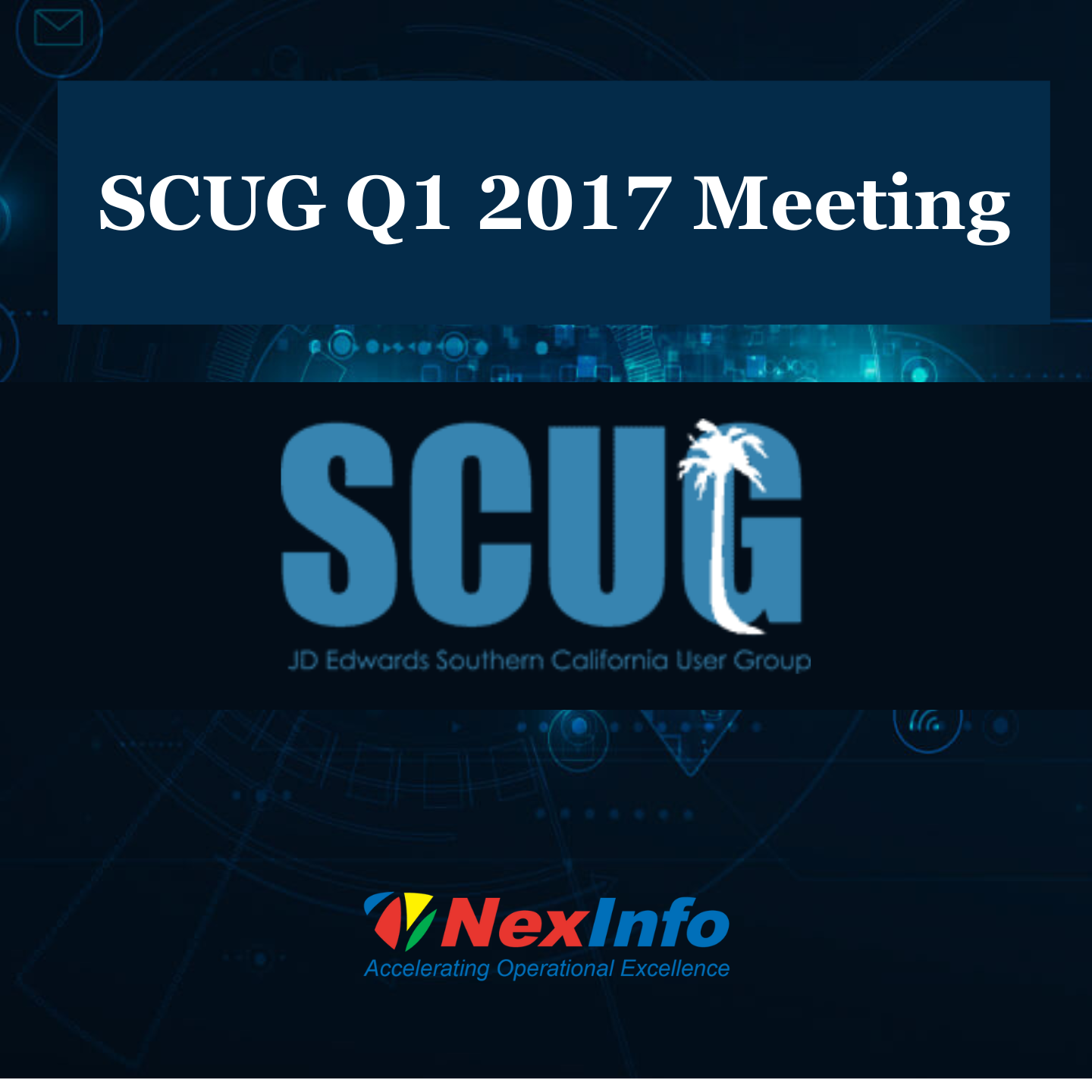 SCUG Q1 2017 Meeting