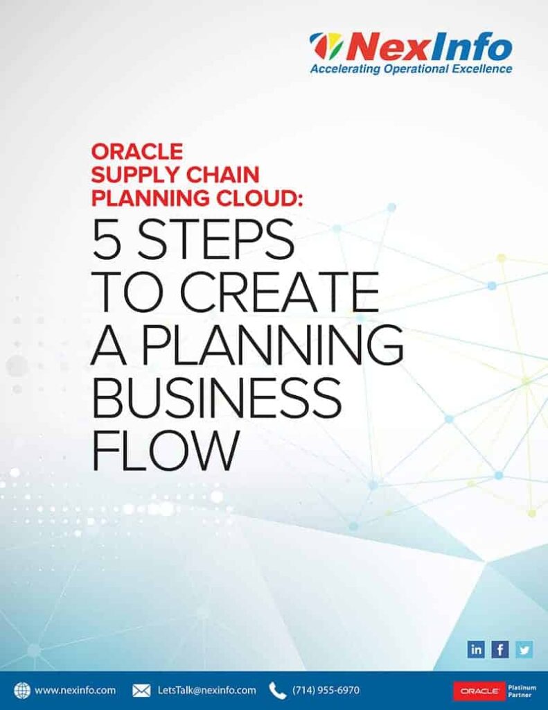 Oracle supply chain planning cloud